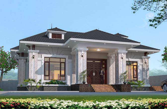 Thiết kế nhà cấp 4 phù hợp với mọi gia đình từ nông thôn đến thành thị