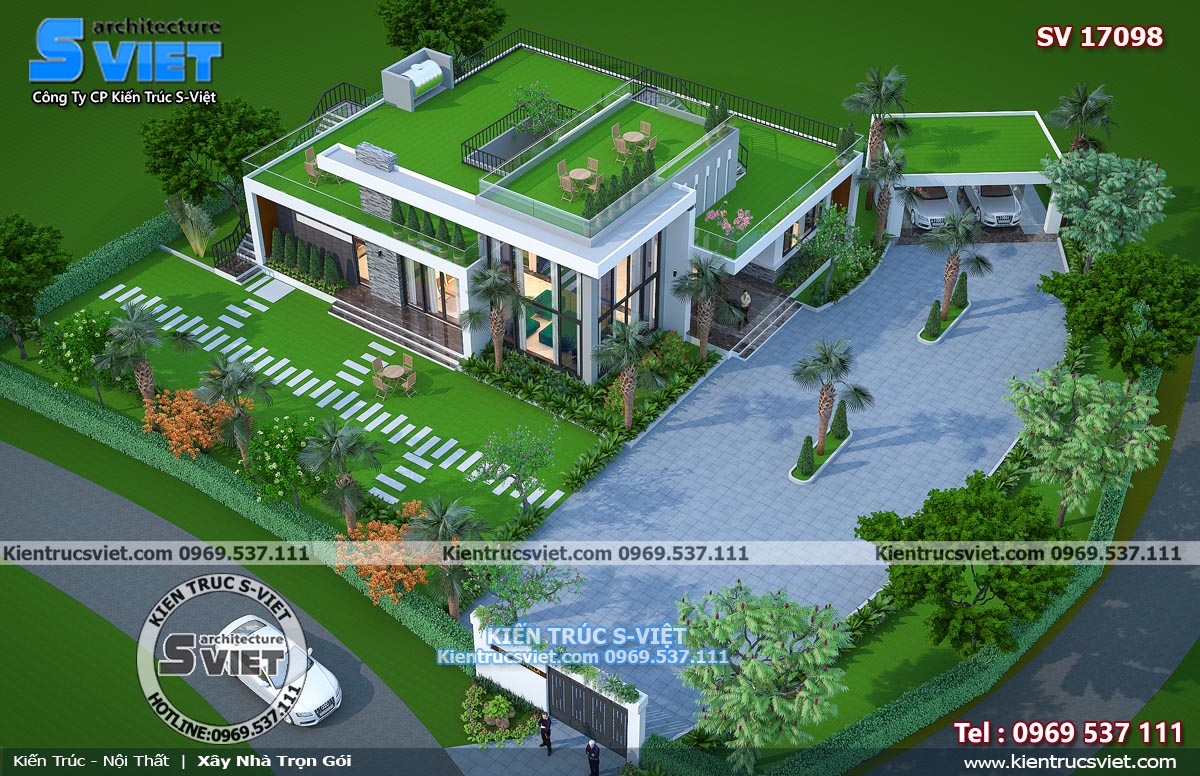 1000 Mẫu biệt thự nhà vườn 1 tầng đón đầu xu hướng 2023  Kiến trúc  Angcovat