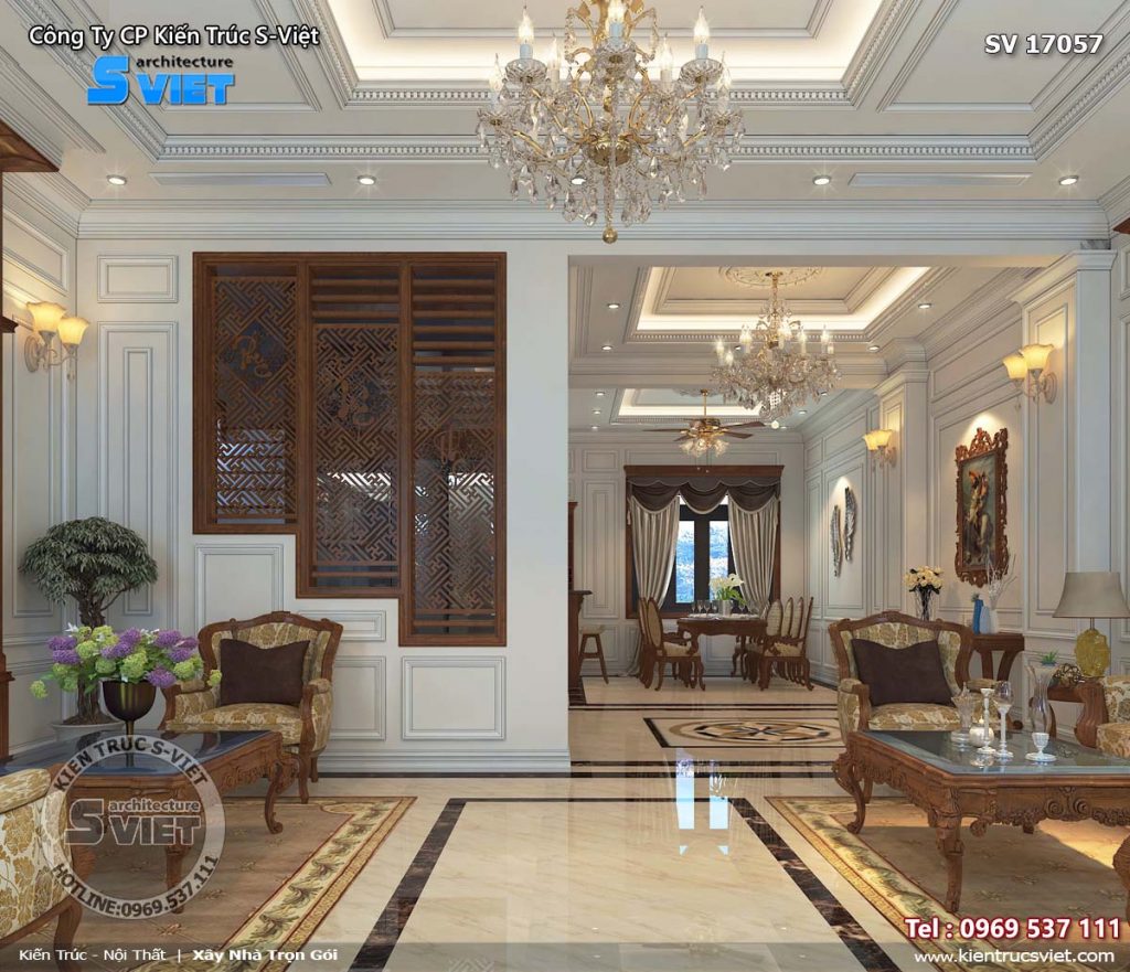 Màu sơn và ánh sáng rất quan trọng để bảo đảm phòng khách hợp phong thủy