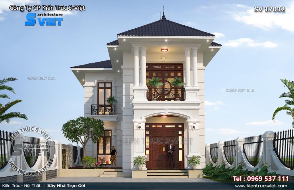 Nhà biệt thự kiểu Pháp cổ giống như một thỏi nam châm cực lớn hút gia chủ và người nhìn