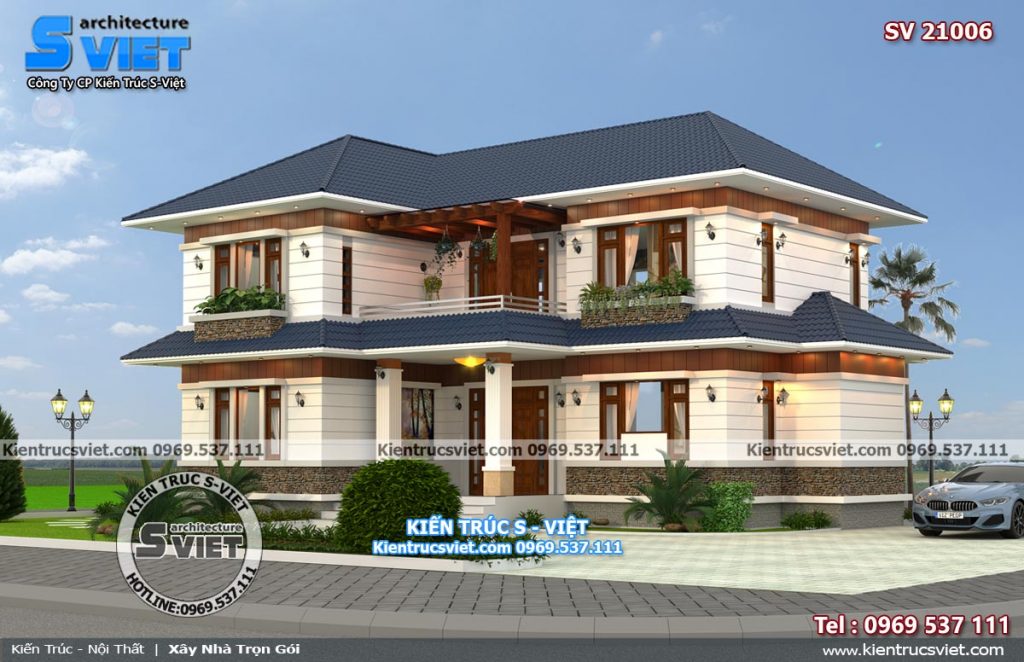 biệt thự nhà vườn 2 tầng