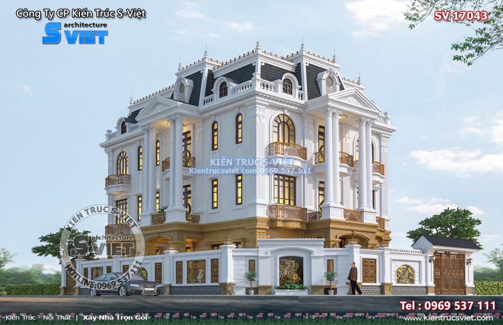 thiết kế biệt thự tân cổ điển