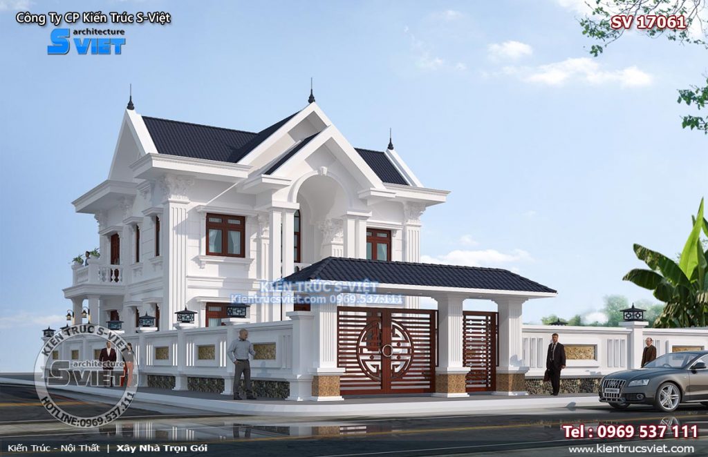 biệt thự 2 tầng cổ điển đẹp