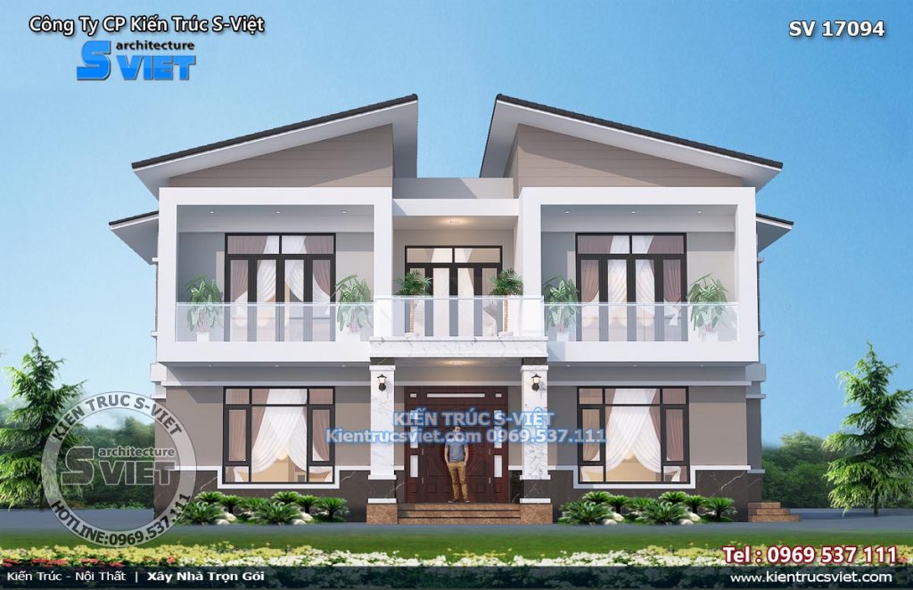 biệt thự đẹp 2 tầng