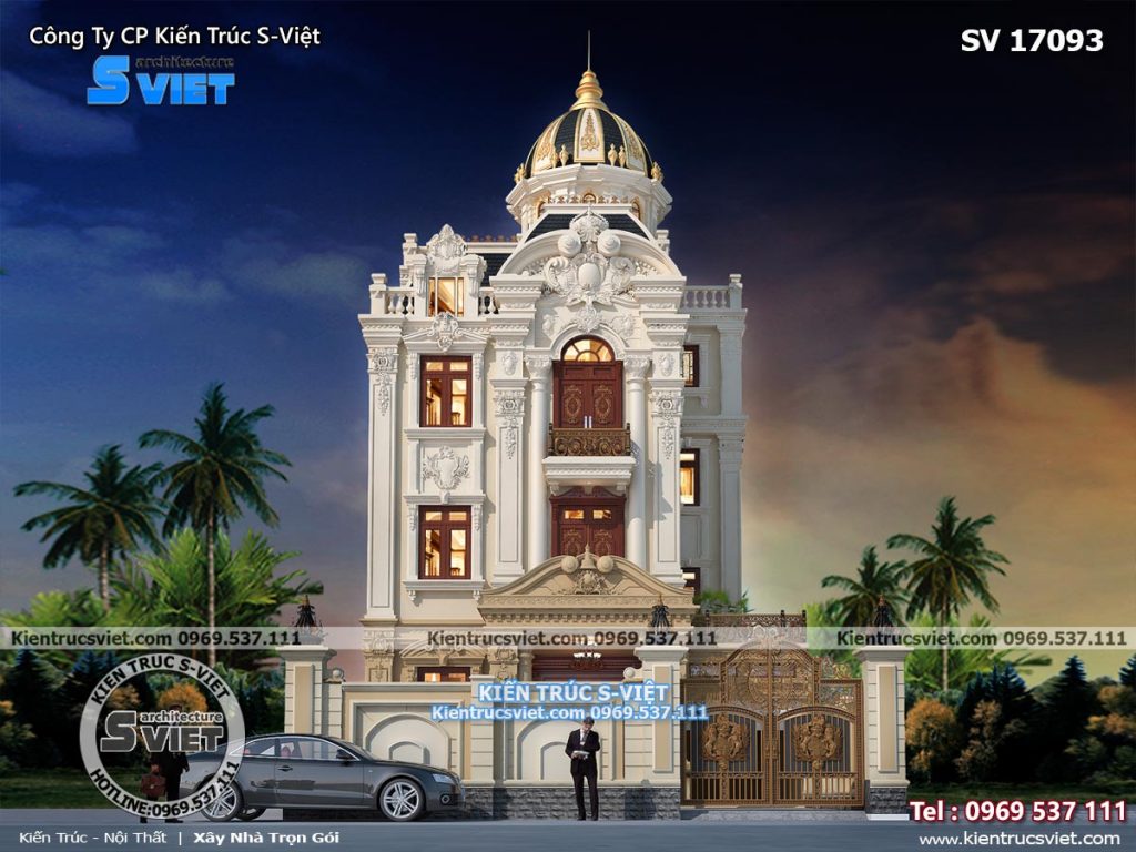 lâu đài mini kiểu Pháp