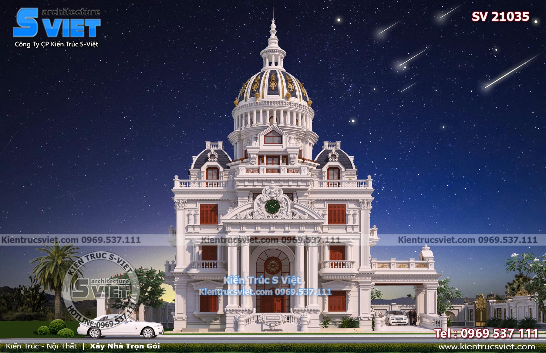 mẫu lâu đài tân cổ điển 
