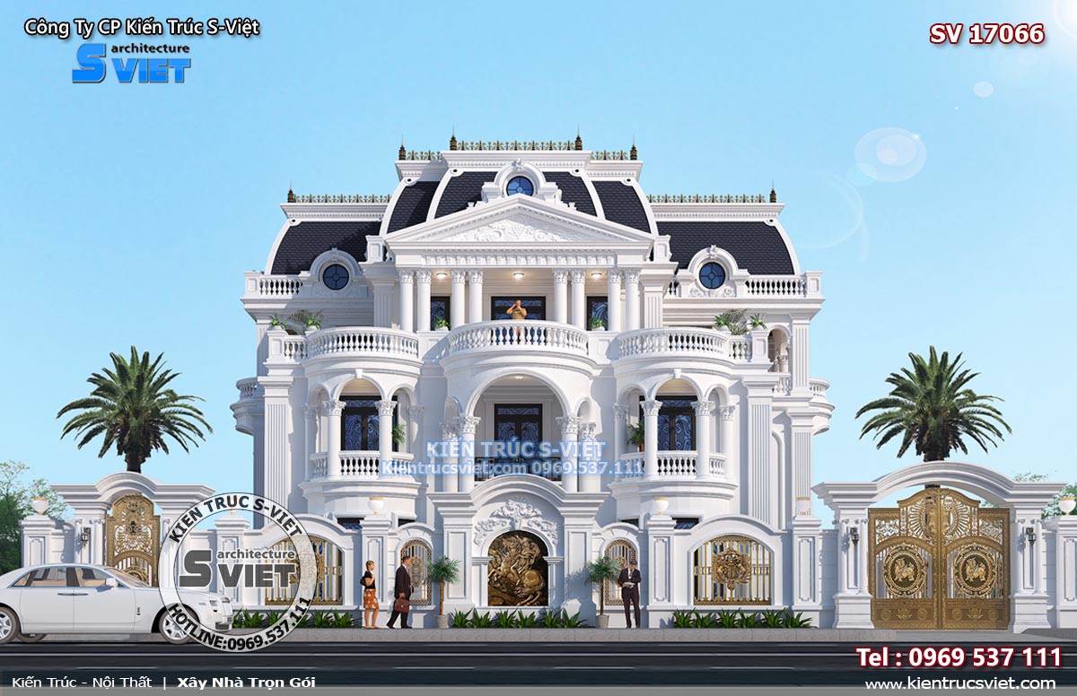 thiết kế mẫu lâu đài dinh thự